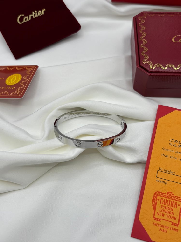 Cartier Love bracelet silver