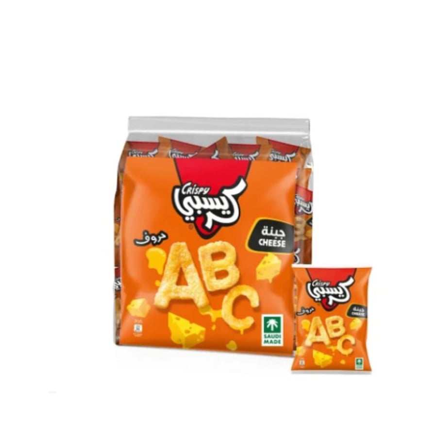 كريسبي ليترز بالجبن 18 جرام × 16عبوة