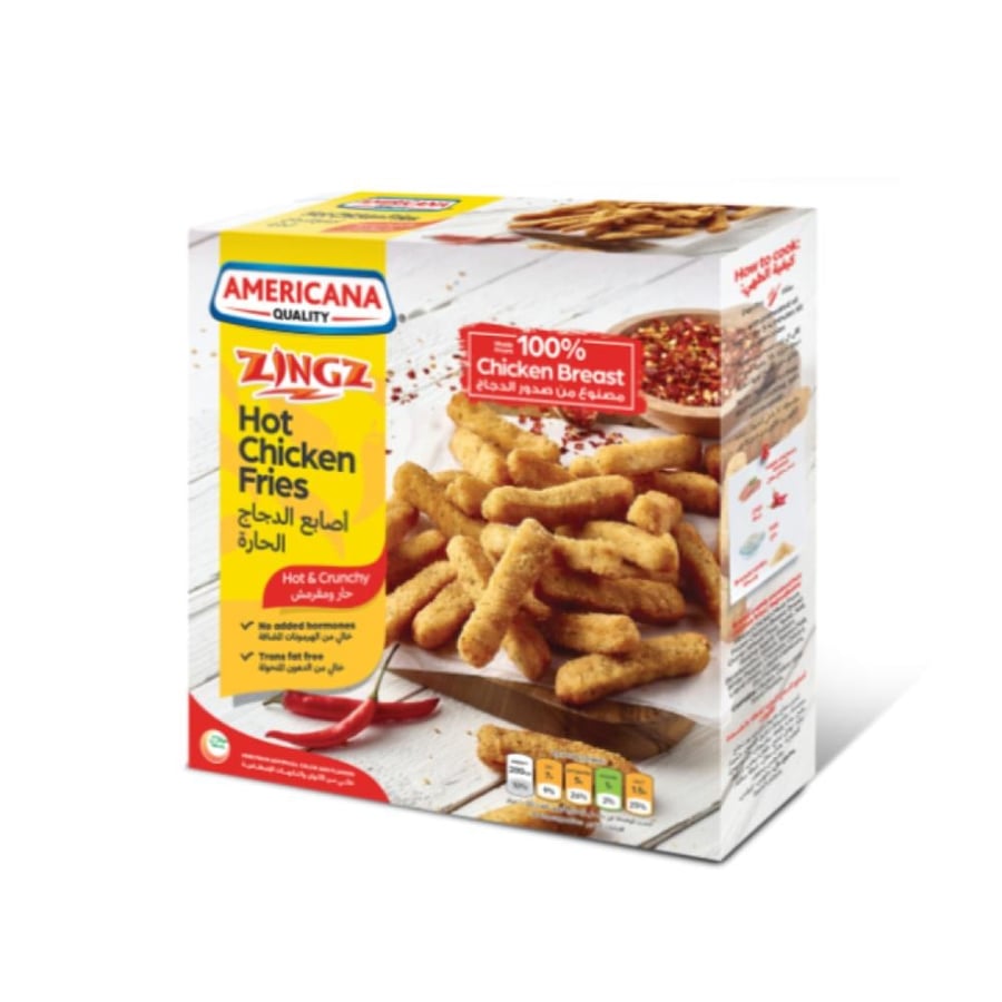Americana Chicken Fries Hot & Spicy 400g