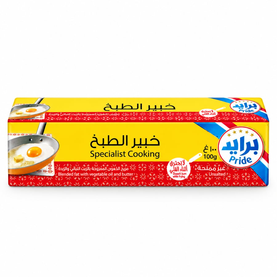 برايد زبدة خبير الطبخ غير مملح 100جم