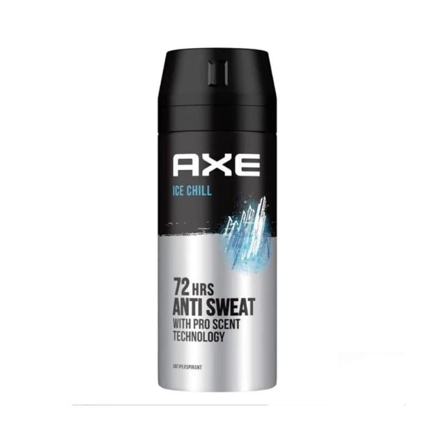 Axe Deodorant & Body Spray - Ice Chill Frozen Mint and Lemon 48h Fresh 150ml
