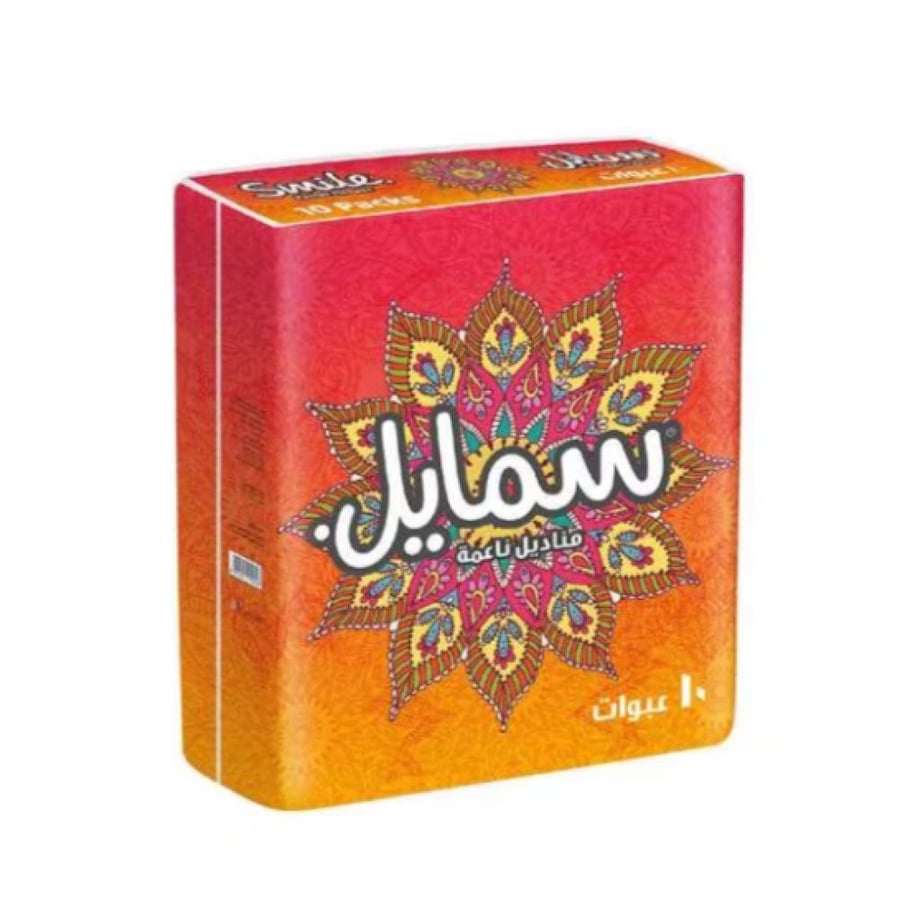سمايل مناديل وجه 10 عبوات