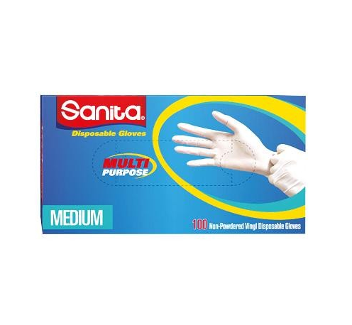 SANITA N.POW GLV M 100'S