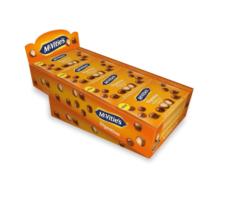 Mcvities Nibbles Caramel 12X37g