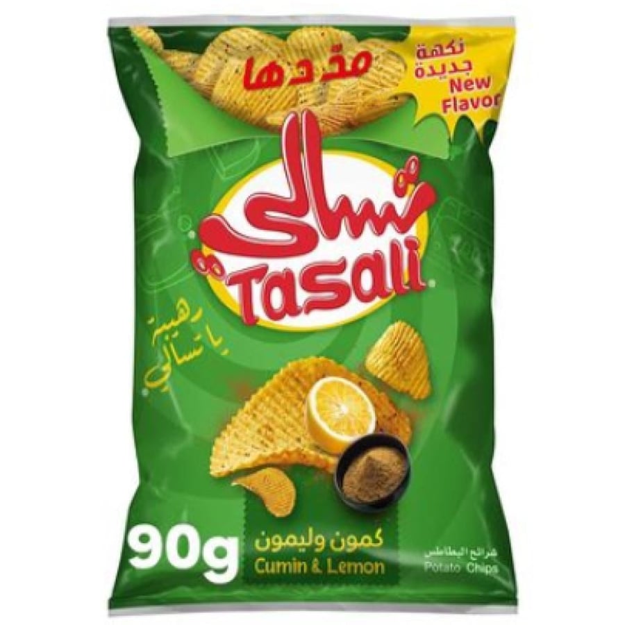 شيبس تسالي كمون وليمون 90 جرام
