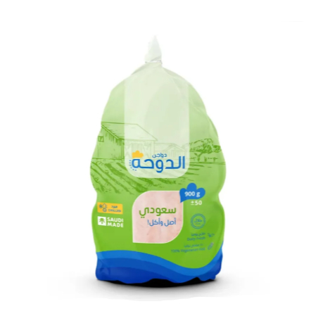 الدوحة دجاج كامل طازج مبرد 900 جرام