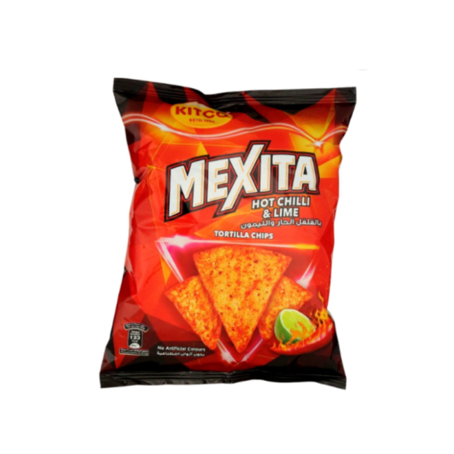 Kitco Mexita Trtlachips H/Chili &Lime40g
