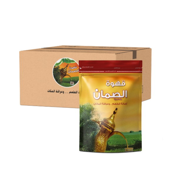 قهوة الصمان 250 جرام * 12 حبة