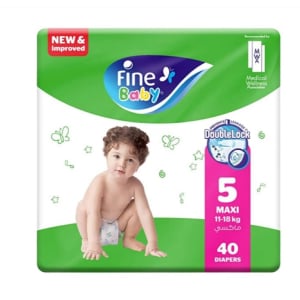 Fine Baby Diaper #5 Maxi 40's