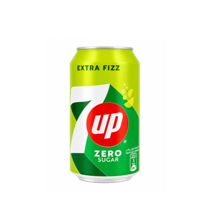 7up Can Zero Sugar Extra Fizz 325ml