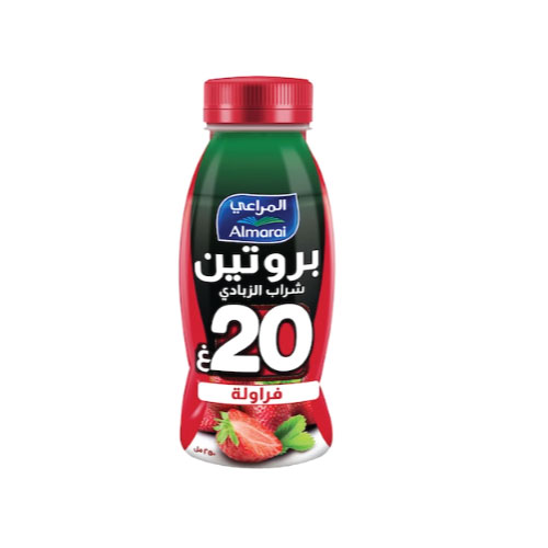 المراعي شراب الزيادي بروتين الفراولة 250 مل