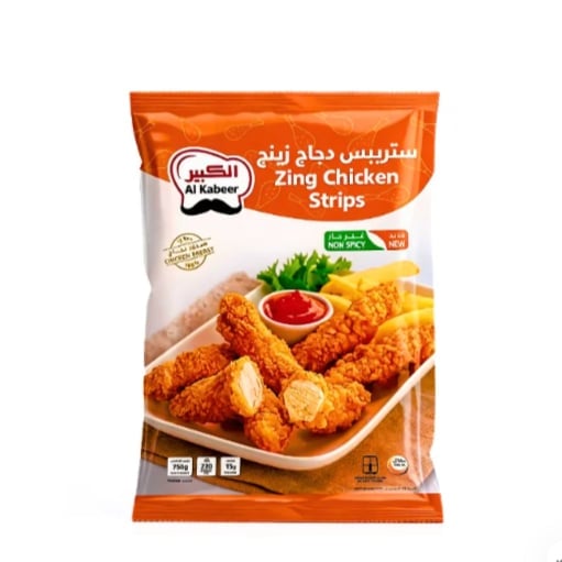AL kabeer zing chicken strips 750 g