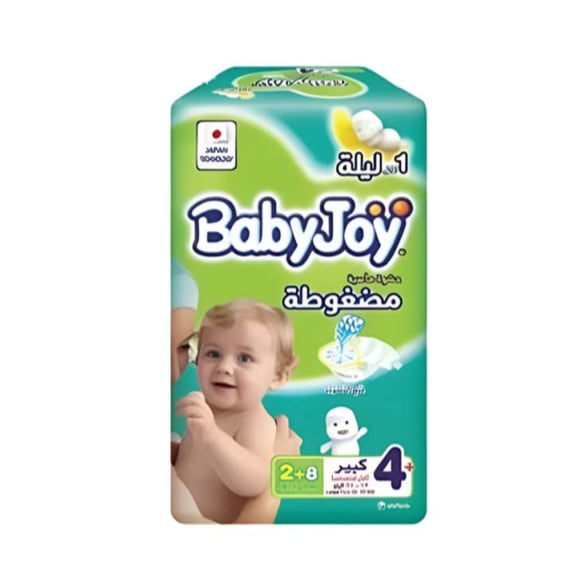 بيبي جوي حفاضات كبير بلس 4+
