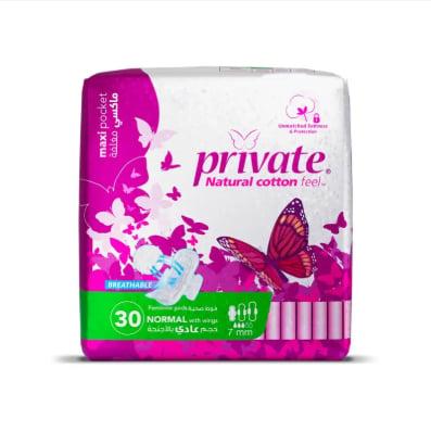 Private Maxi Pocket Normal Wings 30's