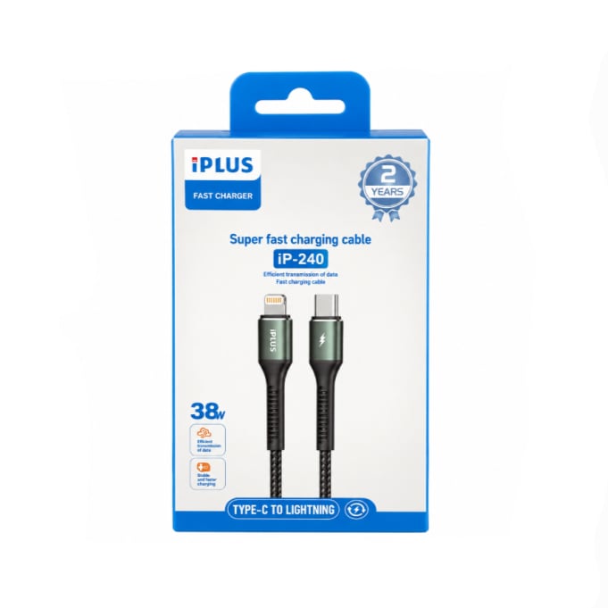 كابل شحن سريع من آي بلس (iPLUS) موديل IP-240