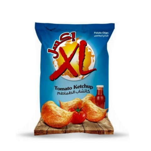XL Ketchup Flavor Potato Chips 120+24g