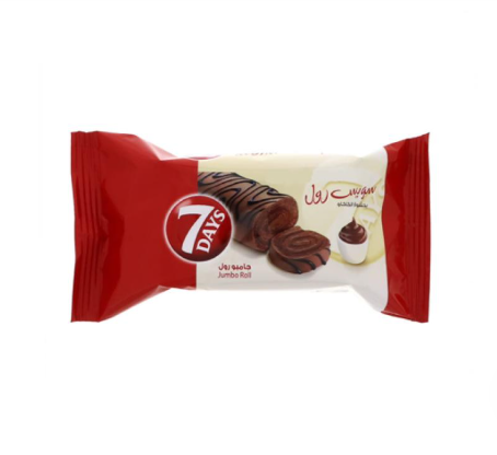 7Days Swiss Roll Choco 55g
