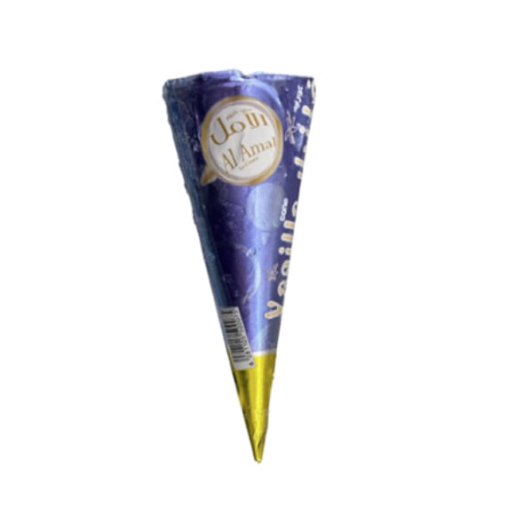 Al Amal Vanilla Cone Ice Cream 120 ml