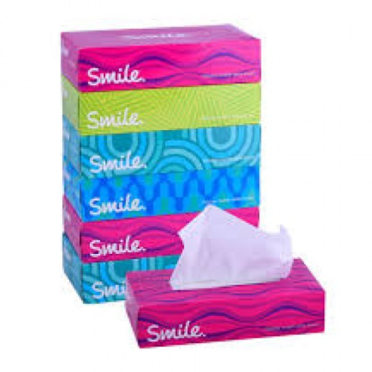 Smile Facial Tissue Box 1's×6