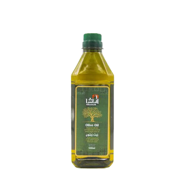 Al Basha Olive Oil 500ML Plastic