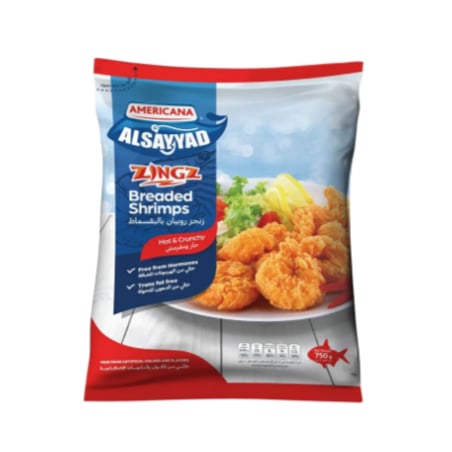 Americana Breaded Shrimps H/C 750g