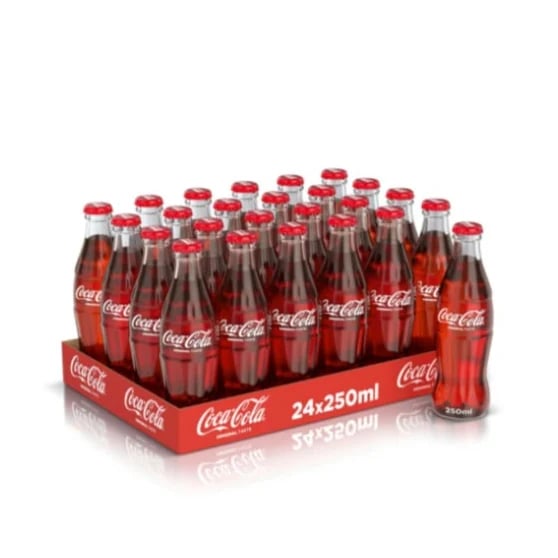 كوكا كولا عبوة زجاجية  24*250 مل