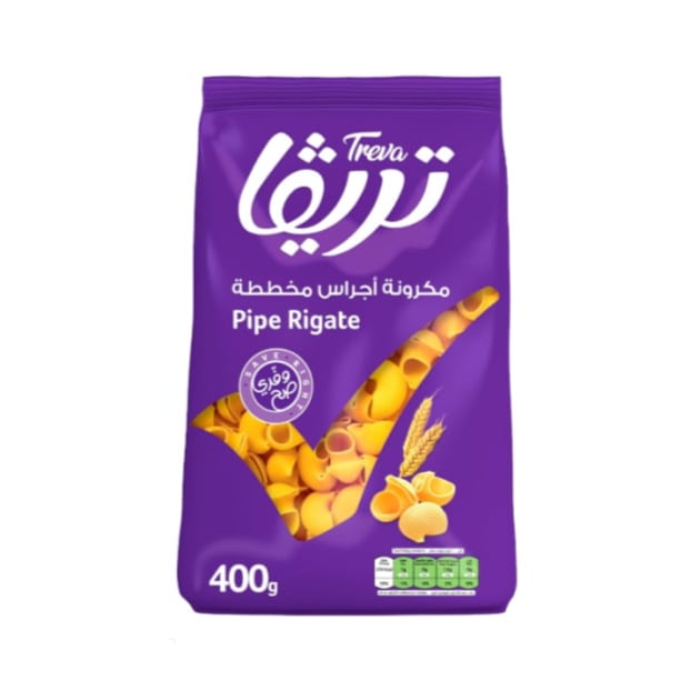 Treva Pipe Rigate Pasta 400 g