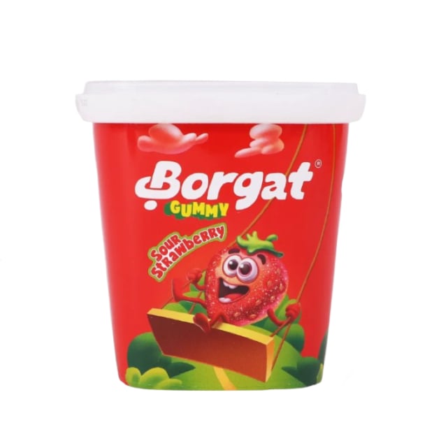 BORGAT JELLY GUMMY (SOUR STRAWBERRY ) 160g