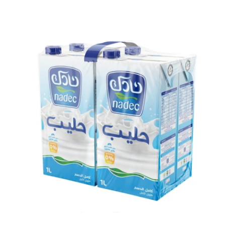 Nadec UHT Milk FF 4x1L