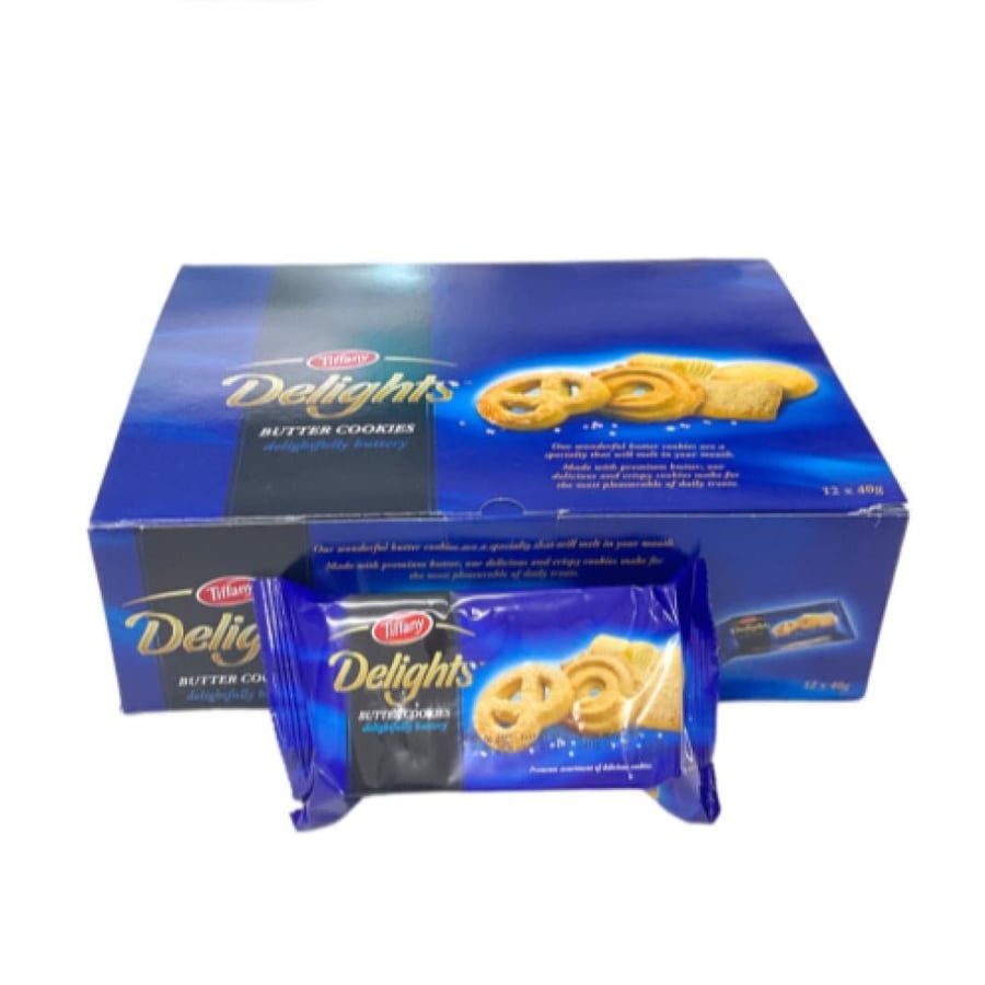 Tiffany Delights Butter Cookies 12x40g