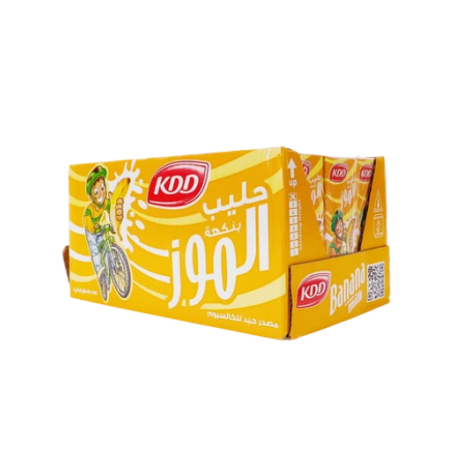 كي دي دي حليب بالموز 18 × 180 مل