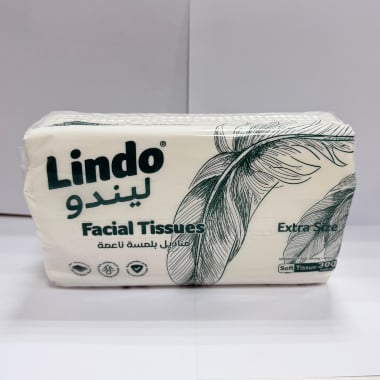 مناديل وجه ليندو – 300 حبة