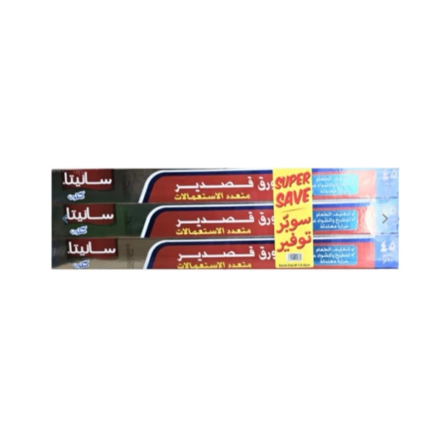 سانيتا كلوب قصدير 3 عبوات 45 سنتيمتر