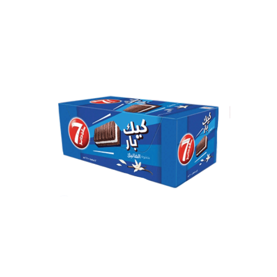 سفن دايز كيك بار بحشوة الفانيلا 36 × 25 جرام