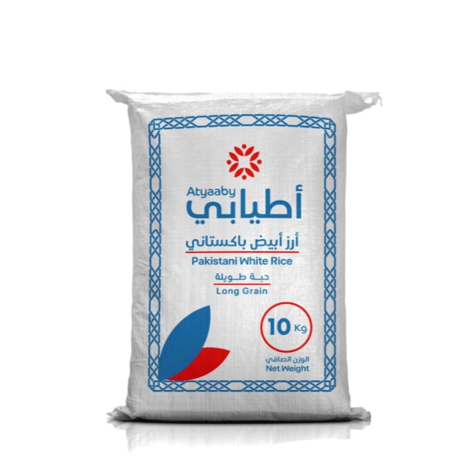 أطيابي أرز أبيض باكستاني 10 كيلو