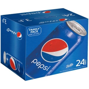 بيبسي عادي، علب 325 مل × 24