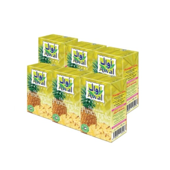 Awal Pineapple Juice 6x125ml
