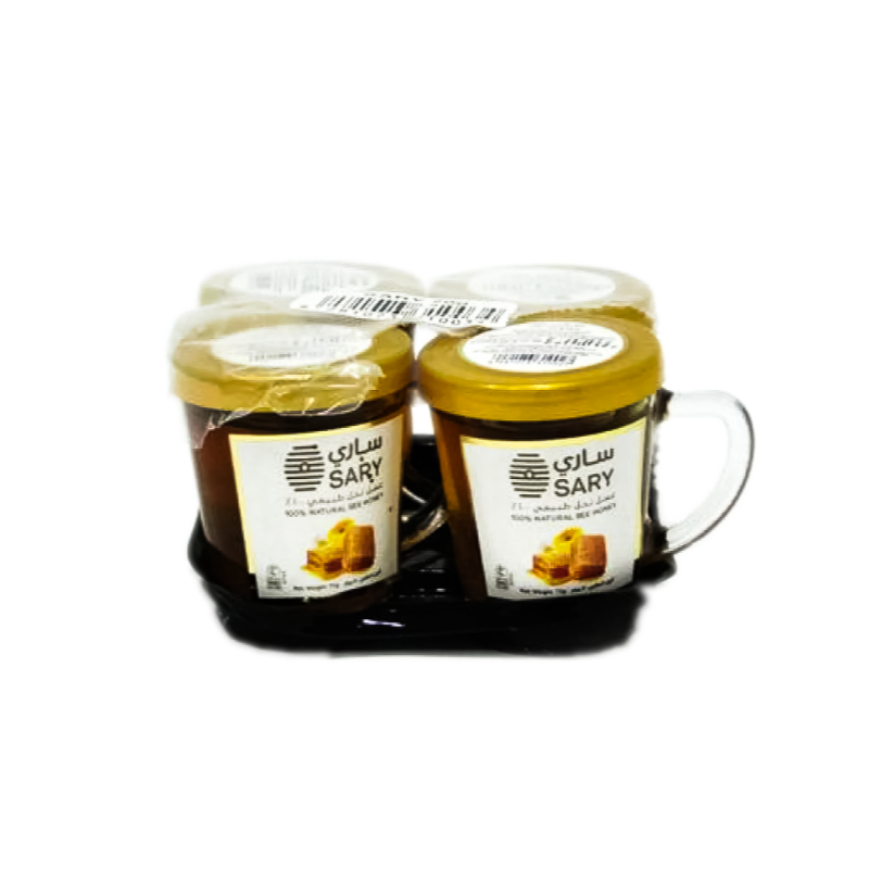 Sary Natural Honey 4x70g