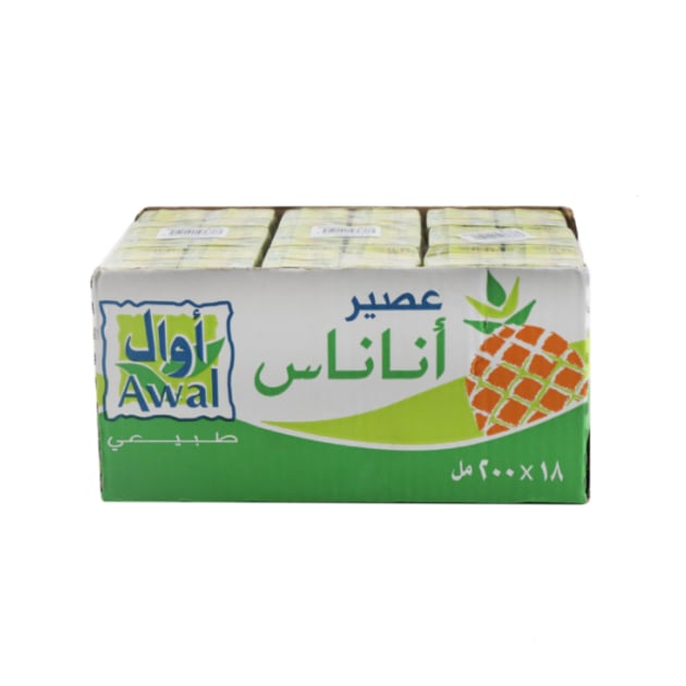 Awal Pineapple Juice 18x200ml