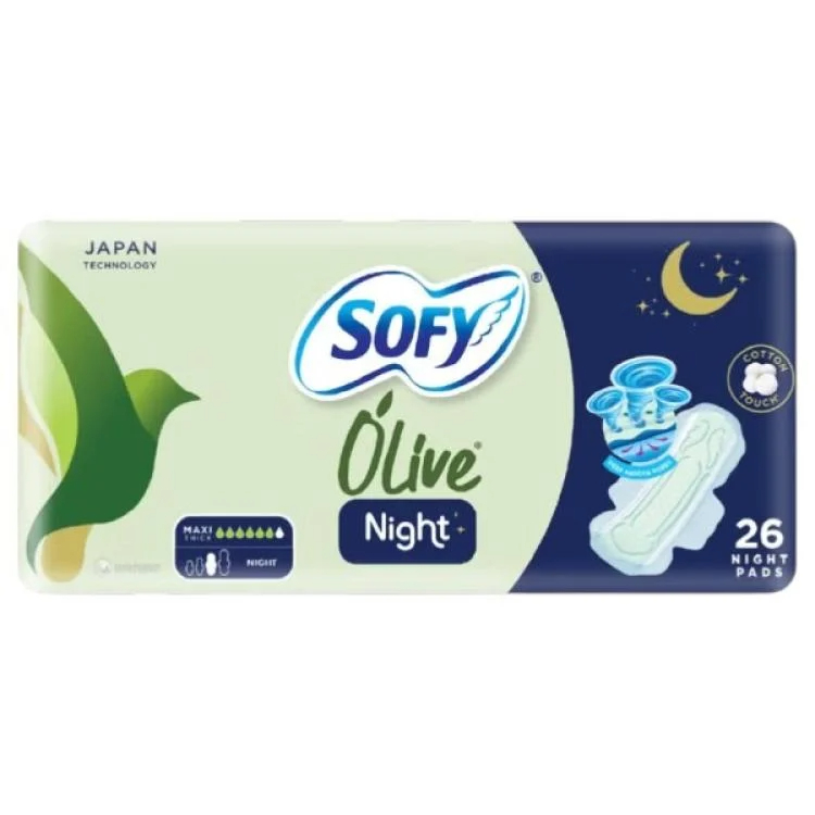 سوفي فوط ليلية بزيت الزيتون (26 فوطة)