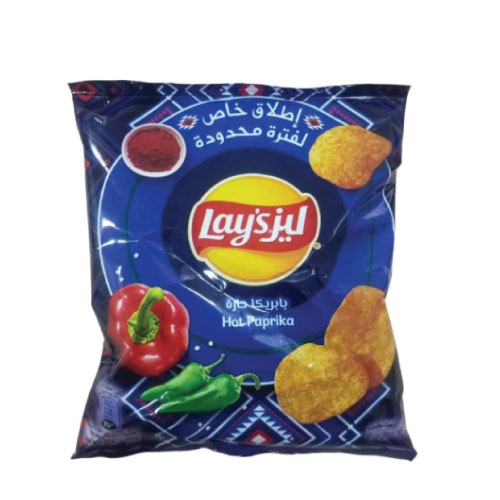 بطاطس بابريكا حارة ليز 45 جم