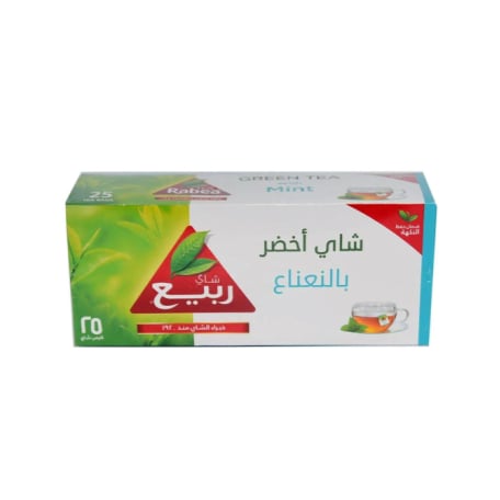 ربيع شاي أخضر بالنعناع 25 كيس