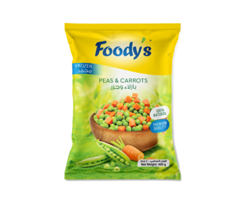 Foody's Frozen Peas & Carrots 400g