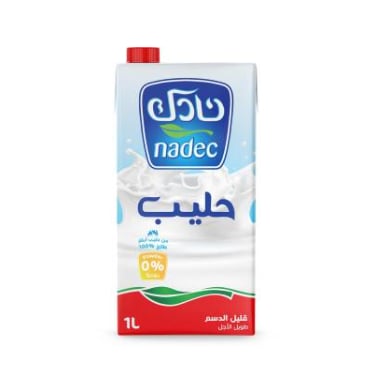 نادك حليب قليل الدسم طويل الأجل 1 لتر