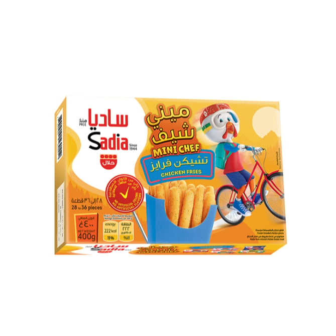 ساديا  ميني شيف تشيكن فرايز مجمدة 400 جم