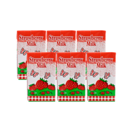 Awal Milk Strawberry 6x125ml