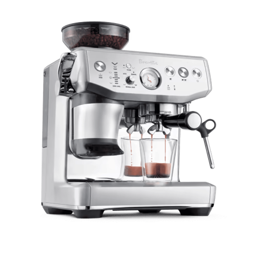 Breville Barista Express Impress - Steel بريفيل باريستا اكسبرس امبريس  المطورة