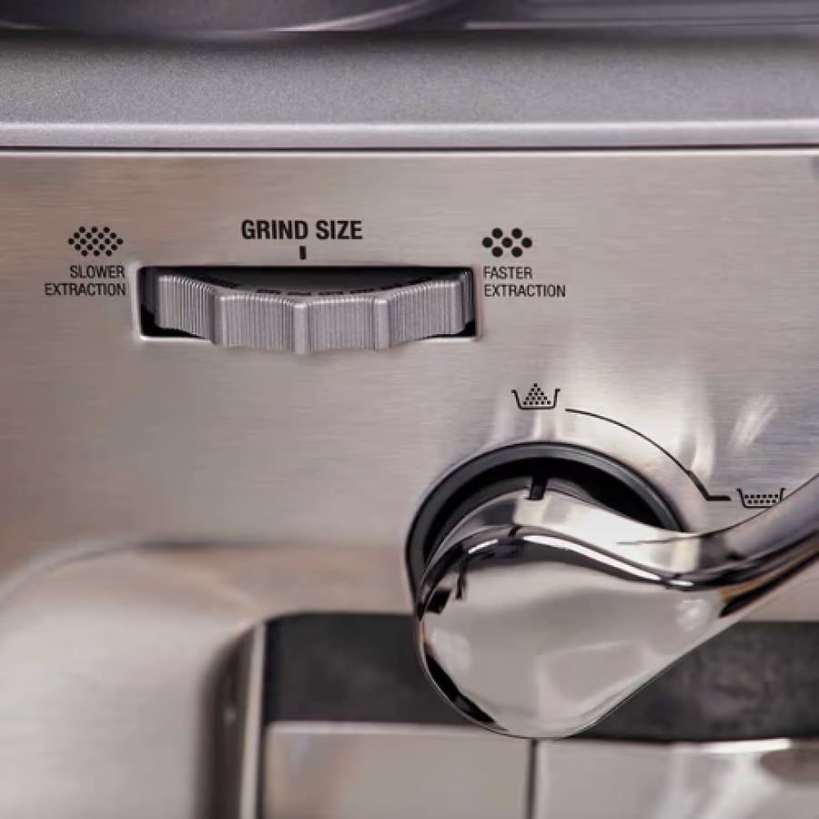 Breville Barista Express Impress - Steel بريفيل باريستا اكسبرس امبريس  المطورة