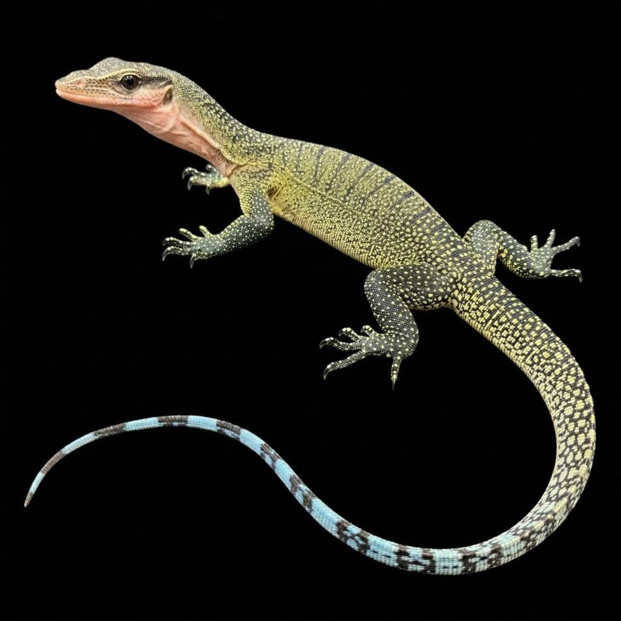 ورل خوخي العنق - Peach-throated monitor