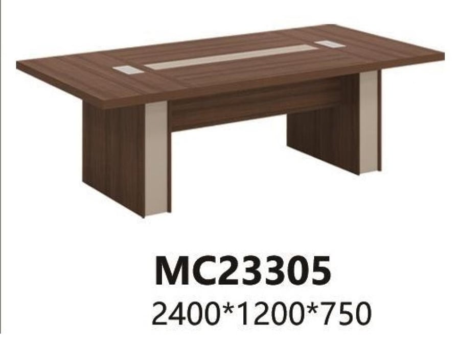 طاولة اجتماعات مقاس 2400*1200*750 لون بنى* كوفى موديلMC23305